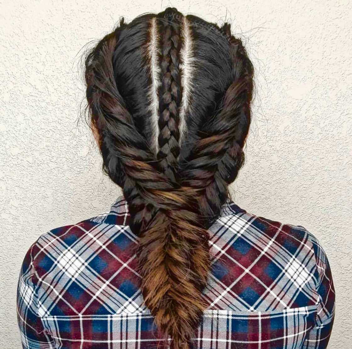 Fishtail braid tutorial