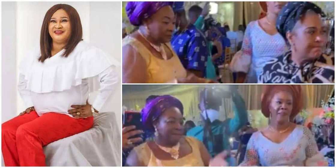 Rachel Oniga: Hilda Dokubo, Gloria Young others 'scatter' the dance floor at funeral.