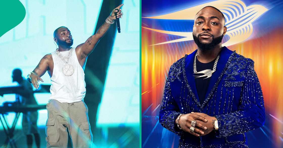 Davido performs in Lagos.