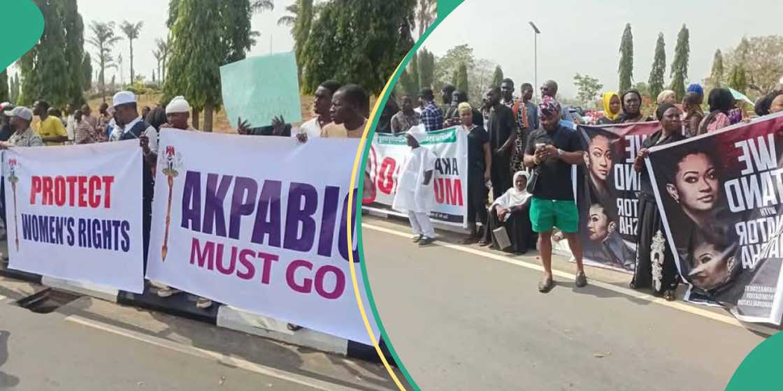 Pro-Godswill Akpabio and Natasha Akpoti-Uduaghan supporters clash at National Assembly Pro-Godswill Akpabio and Natasha Akpoti-Uduaghan supporters clash at National Assembly