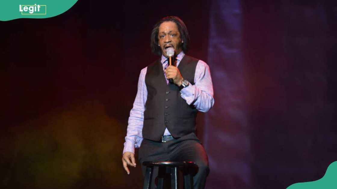 Comedian Katt Williams performs on stage Comedian Katt Williams performs on stage