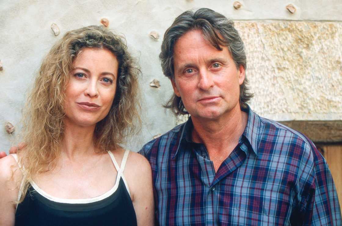 Michael Douglas and his wife Diandra Luker at Valldemossa Michael Douglas and his wife Diandra Luker at Valldemossa