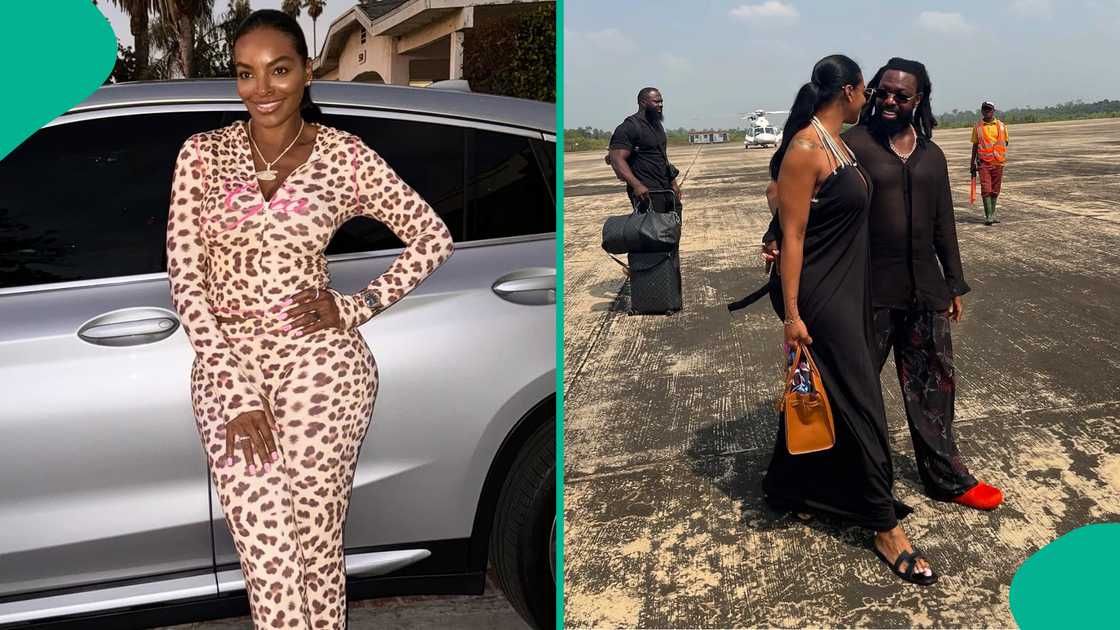Timaya, Brooke Bailey stun in traditional attires. Timaya, Brooke Bailey stun in traditional attires.