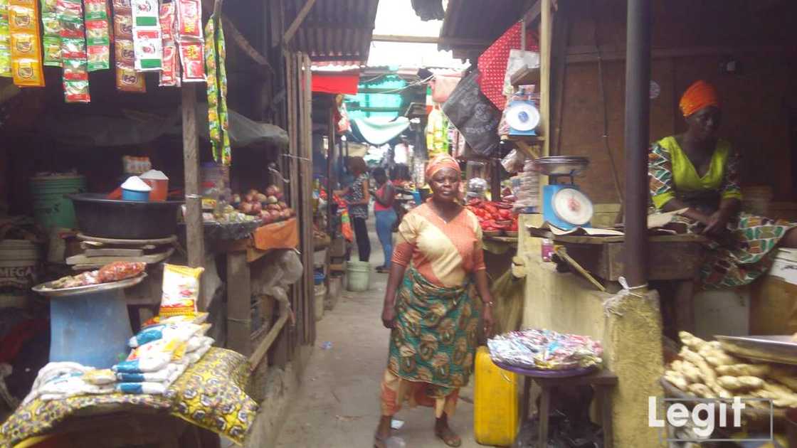Business activities is dull at Ketu market, Ketu, Lagos. Photo credit: Esther Odili Business activities is dull at Ketu market, Ketu, Lagos. Photo credit: Esther Odili