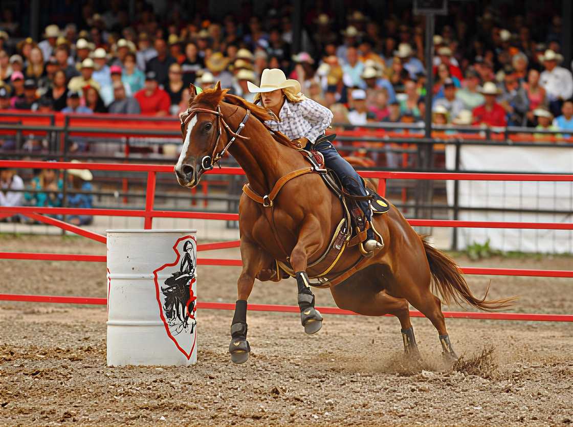 Samantha Lyne riding a horse