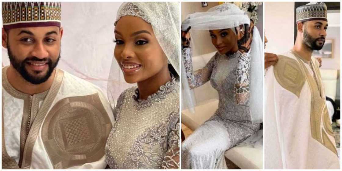 Hotuna daga kasaitaccen bikin auren diyar kanin Aliko Dangote Aziza da Aminu Hotuna daga kasaitaccen bikin auren diyar kanin Aliko Dangote Aziza da Aminu