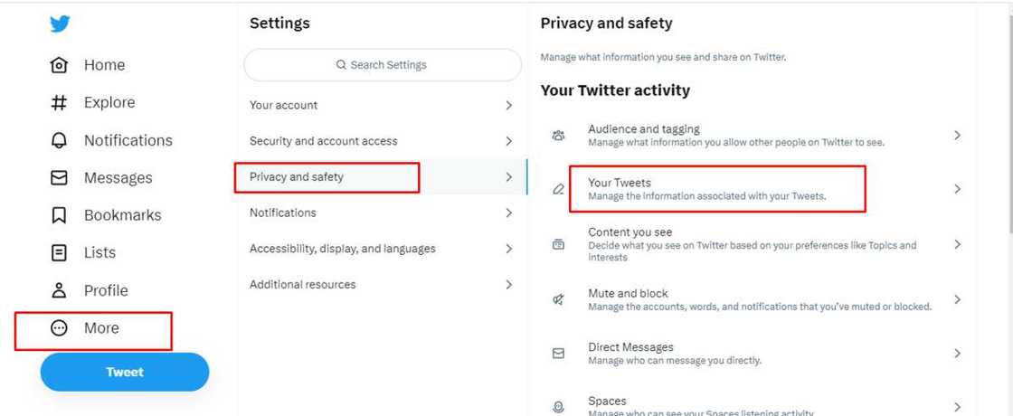 how to change content settings on Twitter how to change content settings on Twitter