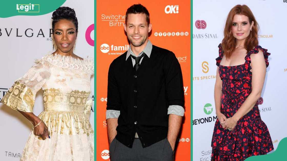 From (L-R) Heather Headley, Justin Bruening and JoAnna Garcia Swisher