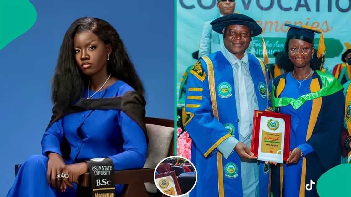 UNIOSUN graduate who made first class promise to herself in 200 level fulfils it UNIOSUN graduate who made first class promise to herself in 200 level fulfils it