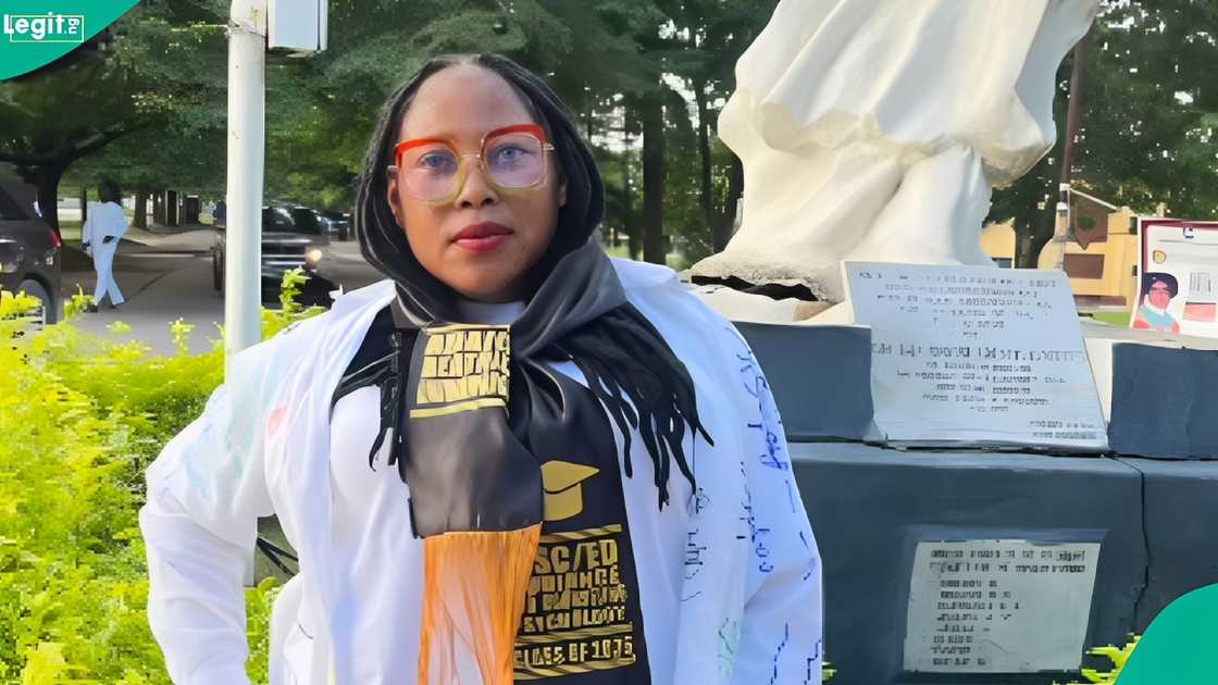 A lady rejoices as mum bags degree at LASU after returning to school, shares story