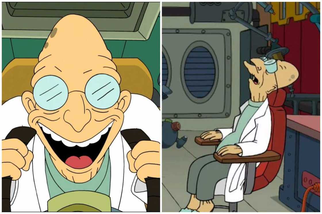 Professor Farnsworth in a lab Professor Farnsworth in a lab