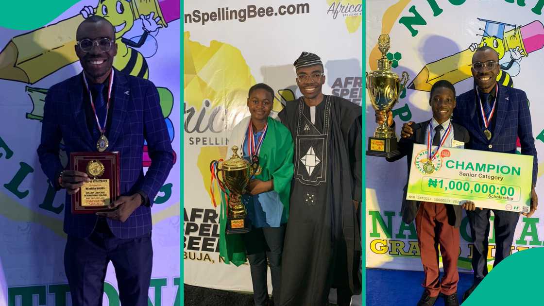 Nigerian man shines as spelling bee coach. Nigerian man shines as spelling bee coach.