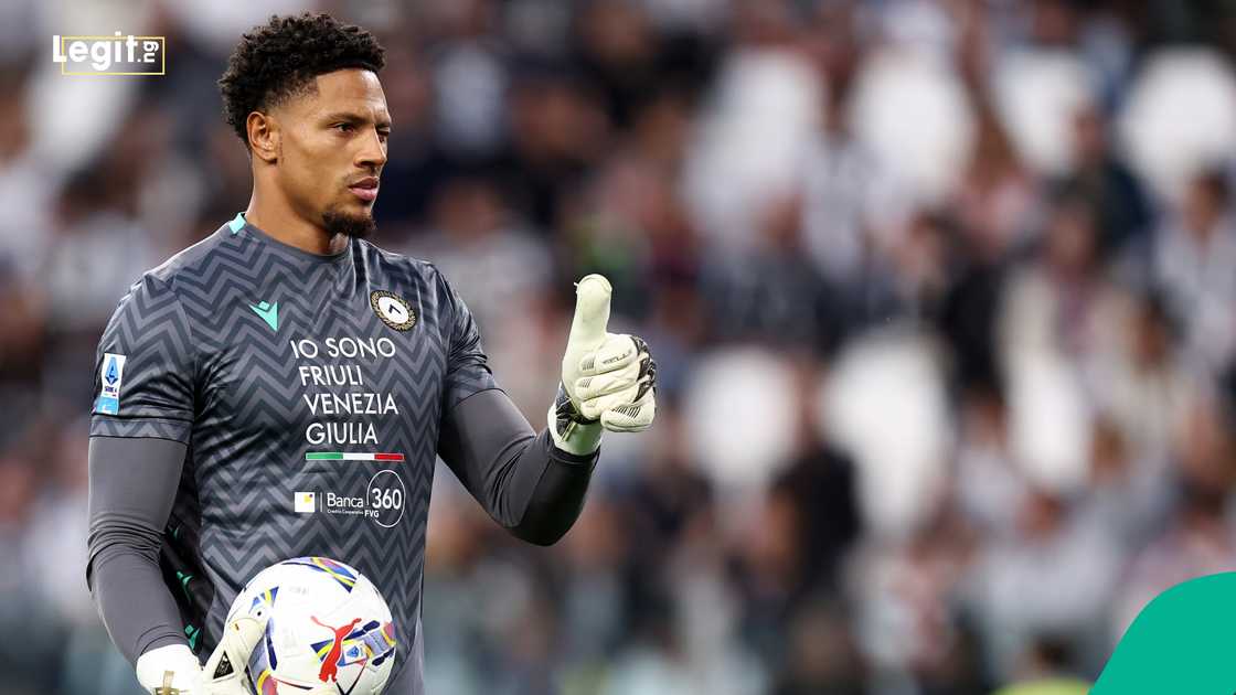 Maduka Okoye, Udinese, Juventus, Allianz Stadium, Turin, Italy.