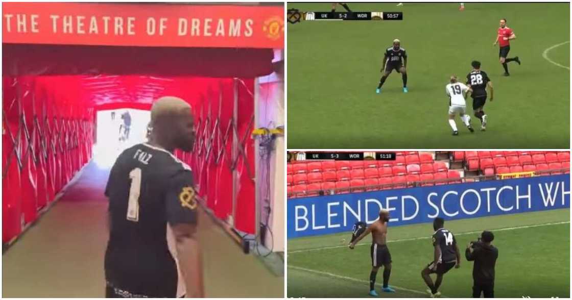 Falz, Old Trafford, Manchester United, all-star UK team, Cristiano Ronaldo Falz, Old Trafford, Manchester United, all-star UK team, Cristiano Ronaldo