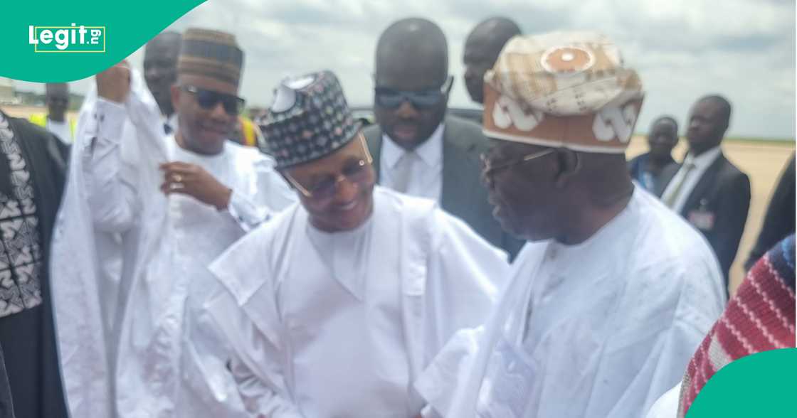 Shugaba Tinubu da Uba Sani. Shugaba Tinubu da Uba Sani.