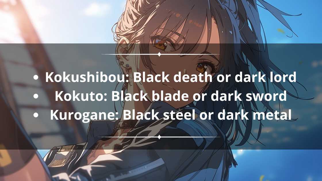 What are some of the dark male names in anime? What are some of the dark male names in anime?
