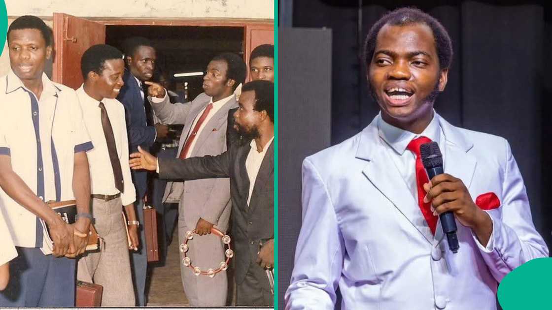 Man shares old picture of Bishop Oyedepo and content creator who stopped mimicking him, says 'lot of unanswered questions' Man shares old picture of Bishop Oyedepo and content creator who stopped mimicking him, says 'lot of unanswered questions'