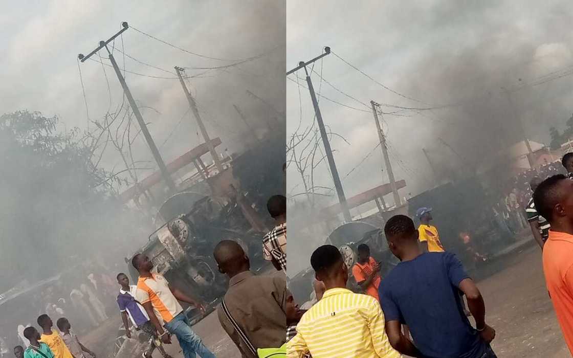 Yanzu-yanzu: Tankar man fetur ta fashe, mutane 10 sun mutu nan take a Kogi Yanzu-yanzu: Tankar man fetur ta fashe, mutane 10 sun mutu nan take a Kogi