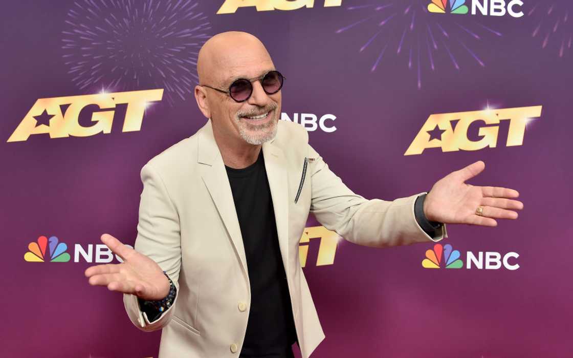 Howie Mandel poses at the "America's Got Talent" Season 19 Semifinals 4 held at Hotel Dena Pasadena Howie Mandel poses at the "America's Got Talent" Season 19 Semifinals 4 held at Hotel Dena Pasadena