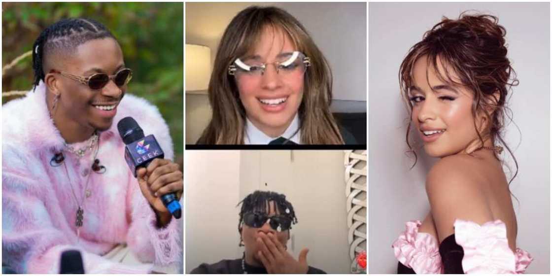 Camila Cabello and Oxlade Camila Cabello and Oxlade