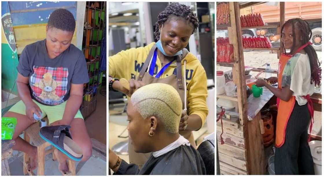 Pretty Nigerian ladies who started small businesses. Pretty Nigerian ladies who started small businesses.
