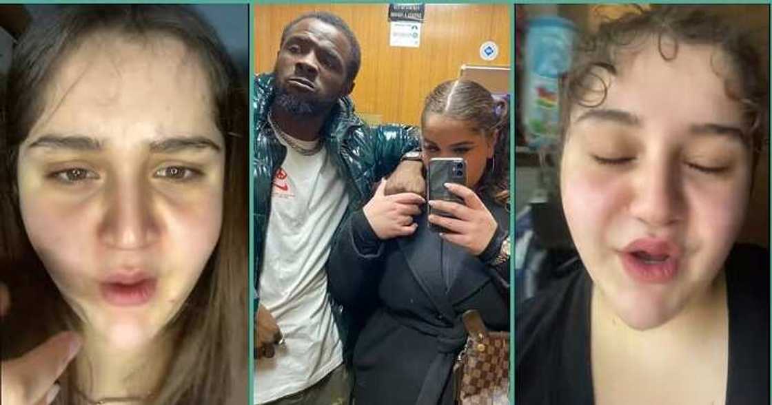 Oyinbo lady married to Edo man speaks pidgin in video Oyinbo lady married to Edo man speaks pidgin in video