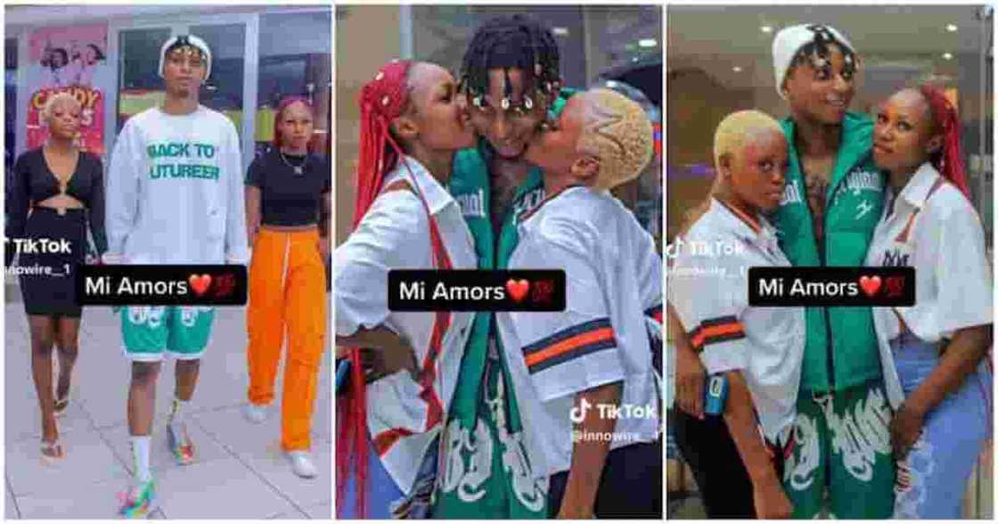 Matashi ya nuna kyawawan 'yanmatan da ya ke soyayya da su Matashi ya nuna kyawawan 'yanmatan da ya ke soyayya da su