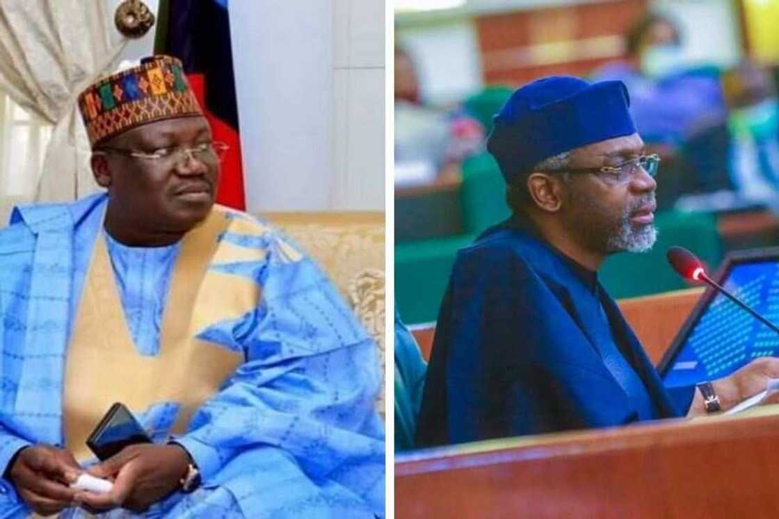 Ahmed Lawan and Femi Gbajabiamila Ahmed Lawan and Femi Gbajabiamila