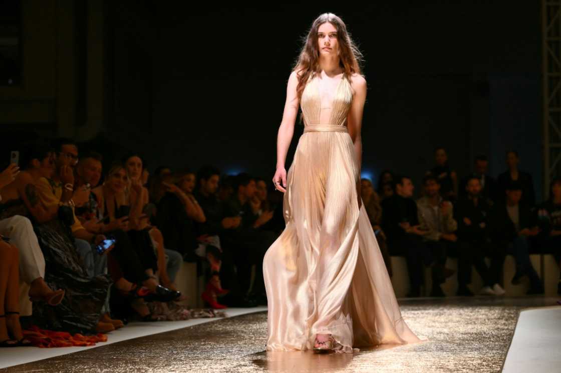 The collection "makes no compromises", the label said, adding that gold was not just a colour, but "an aesthetic vision: precious, bold, and contemporary". The collection "makes no compromises", the label said, adding that gold was not just a colour, but "an aesthetic vision: precious, bold, and contemporary".