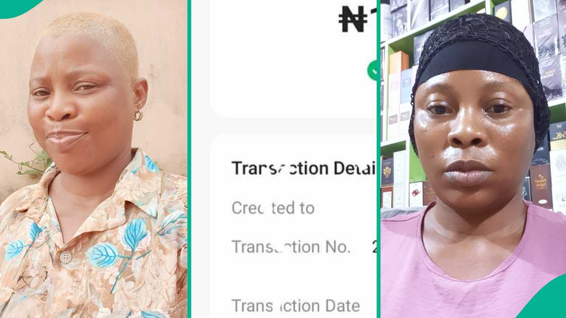 A mother who saves N1k daily on Opay shows the interest she received at the end of the month