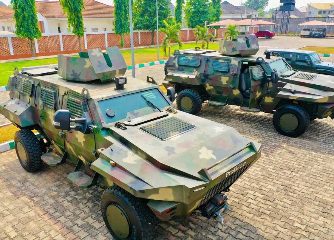Delta State Govt Donates Five Armoured Carriers to Army, Police Delta State Govt Donates Five Armoured Carriers to Army, Police