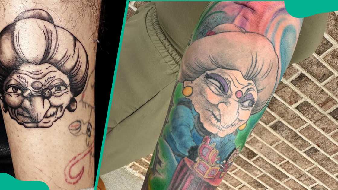 Yubaba and Zeniba tattoo