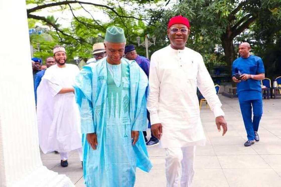 Gwamna Elrufai da Wike. Gwamna Elrufai da Wike.