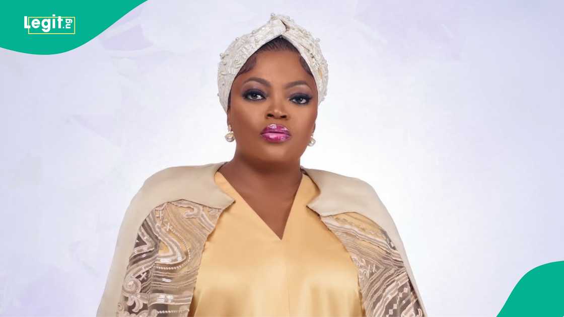 Funke Akindele shares her video amid backlash trailing her absence at kamo State's movie premiere