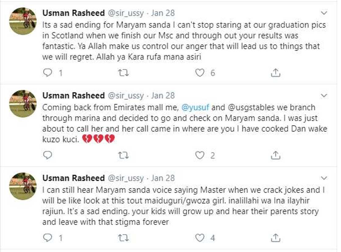 Wani da ya yi karatu tare da Maryam Sanda shekaru 7 da suka wuce ya fadi irin halayenta da ya sani Wani da ya yi karatu tare da Maryam Sanda shekaru 7 da suka wuce ya fadi irin halayenta da ya sani