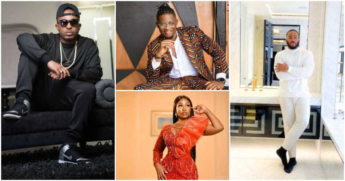 Photos of Nigerian celebrities Naeto C, Seyi Awolowo, Jackie B and Kiddwaya