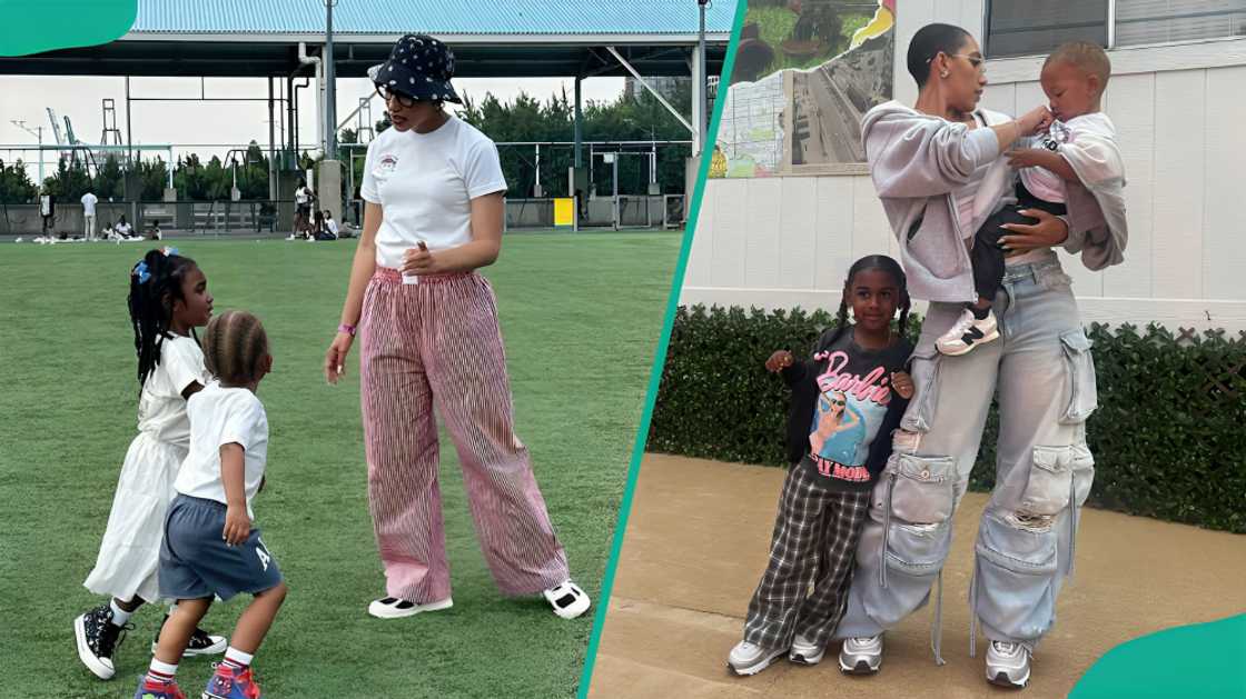 Whitney Alford playing with her kids Whitney Alford playing with her kids