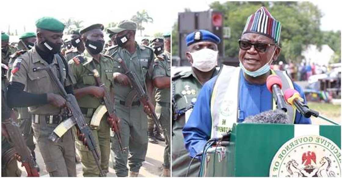 Breaking: Police arrest three suspects over gun attack on Governor Ortom Breaking: Police arrest three suspects over gun attack on Governor Ortom