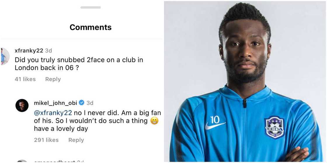 Mikel Obi speaks on the 2006 beef he has with 2Baba, Mikel Obi