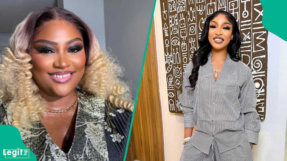 Uche Elendu praises Tonto Dikeh after reunion with Olakunle Churchill