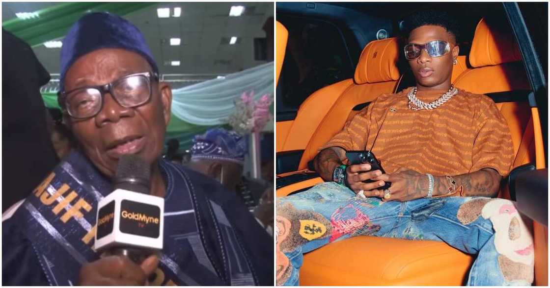 Video of Wizkid's father speaking about singer. Video of Wizkid's father speaking about singer.