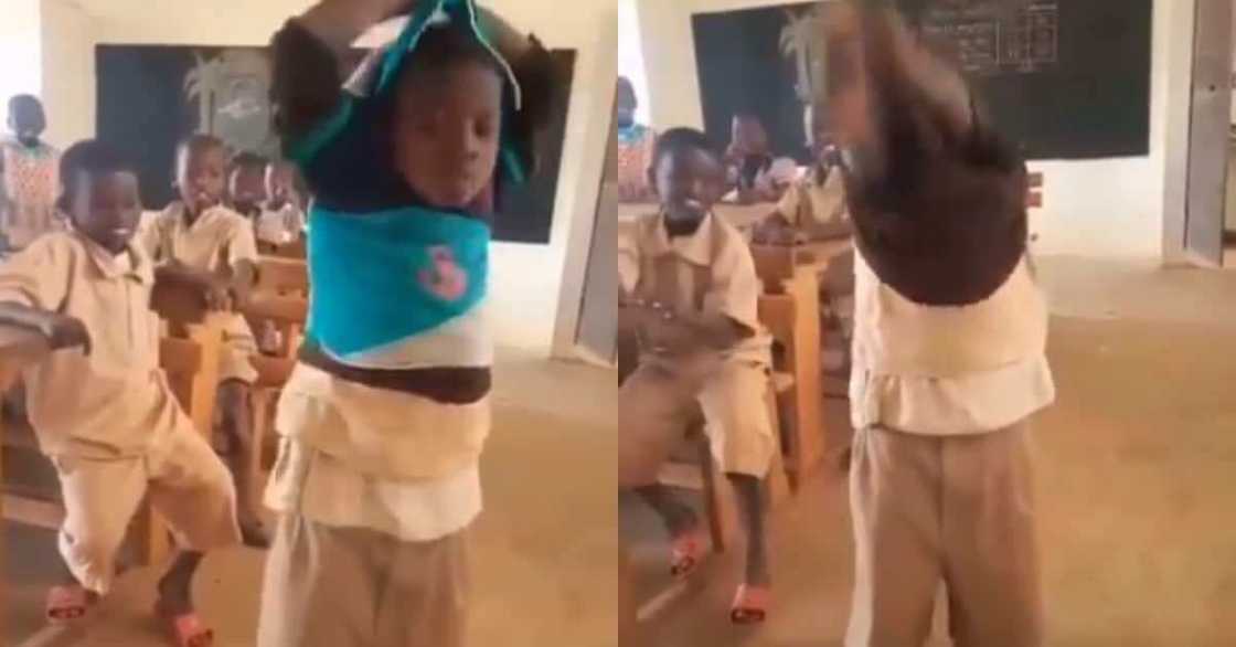 Schoolboy Stirs Massive Reactions as he Wears Many Clothes Under uniform to Protect Himself Against Cane