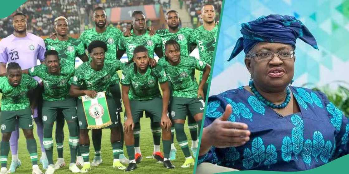 Ngozi Okonjo-Iweala speaks to Super Eagles Ngozi Okonjo-Iweala speaks to Super Eagles