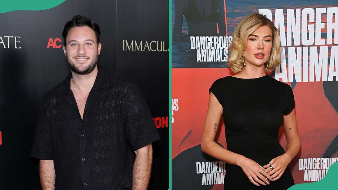 Bryce Hirschberg attends a film premiere (L). Nicole O'Brien an an entertainment event in London (R) Bryce Hirschberg attends a film premiere (L). Nicole O'Brien an an entertainment event in London (R)
