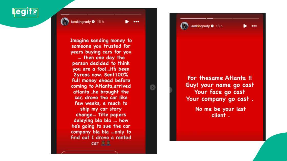 Paul Okoye shares what an Atlanta car dealer alleged did to him despite making full payment.