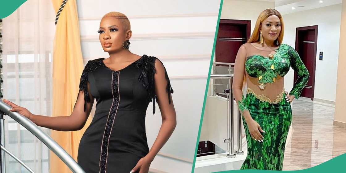 Fans drool over May Edochie's acting skill. Fans drool over May Edochie's acting skill.