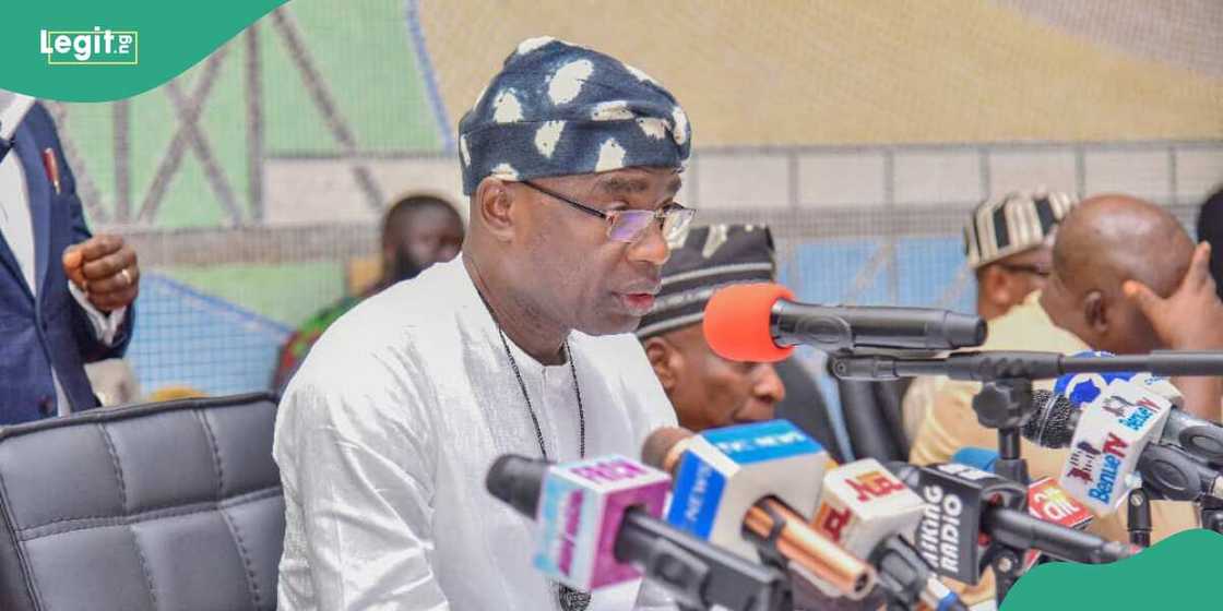Governor Hyacient Alia of Benue Governor Hyacient Alia of Benue