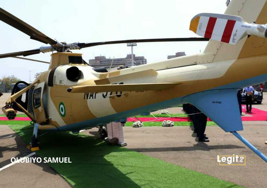 Buhari inducts 109 power and MI-171E combat helicopters to fight insurgency Buhari inducts 109 power and MI-171E combat helicopters to fight insurgency