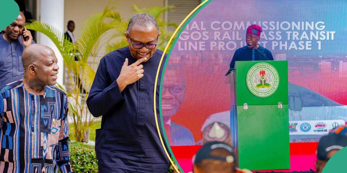 Peter Obi da Bola Tinubu Peter Obi da Bola Tinubu