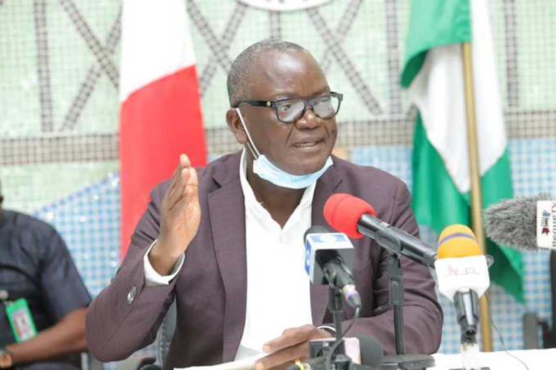 Banditry: Governor Ortom says Fulani herdsmen carrying AK-47 should be treated like ESN